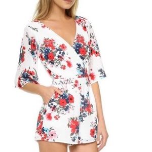 Cupcakes and Cashmere Kieri Floral Romper